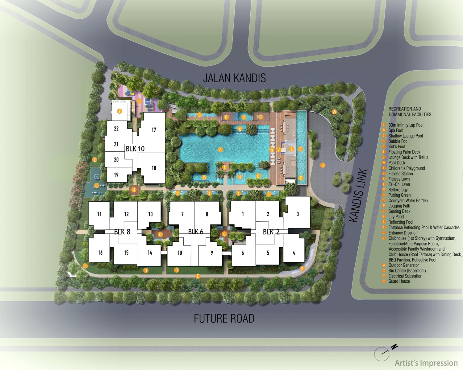 Kandis Residence Site Plan 1